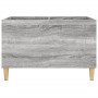 Mueble discos madera contrachapada gris sonoma 74,5x38x48 cm
