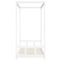 Estructura de cama para niños madera de pino blanco 90x190 cm