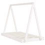 Estructura de cama para niños madera de pino blanco 80x160 cm