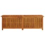 Caja de almacenaje de jardín madera maciza acacia 175x50x58 cm
