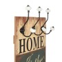 Perchero de pared HOME IS con 6 ganchos 120x40 cm