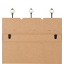 Perchero de pared HOME IS con 6 ganchos 120x40 cm