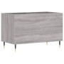 Mueble discos madera contrachapada gris sonoma 74,5x38x48 cm