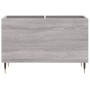 Mueble discos madera contrachapada gris sonoma 74,5x38x48 cm