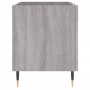 Mueble discos madera contrachapada gris sonoma 74,5x38x48 cm