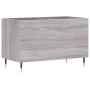 Mueble discos madera contrachapada gris sonoma 74,5x38x48 cm