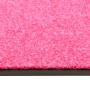 Felpudo lavable rosa 60x180 cm