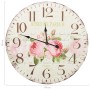 Reloj de pared vintage con flores 60 cm