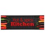Alfombra de cocina lavable Hot&Spicy 45x150 cm