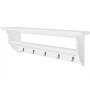 Perchero estilo barroco MDF blanco