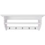 Perchero estilo barroco MDF blanco