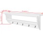 Perchero estilo barroco MDF blanco