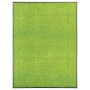 Felpudo lavable verde 90x120 cm