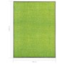 Felpudo lavable verde 90x120 cm