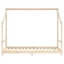 Estructura de cama infantil madera maciza de pino 90x190 cm