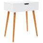 Tocador con espejo de MDF 60x40x75 cm