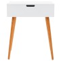 Tocador con espejo de MDF 60x40x75 cm