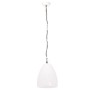 Lámpara colgante industrial redonda 25 W blanca 32 cm E27