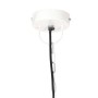 Lámpara colgante industrial redonda 25 W blanca 32 cm E27
