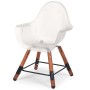 CHILDHOME Trona 2 en 1 con tope delantero Evolu 2 transparente