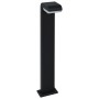 Lámpara LED de jardín ovalada negra 9 W