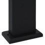 Lámpara LED de jardín ovalada negra 9 W