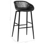 Taburetes de cocina 4 unidades negro