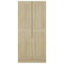 Armario de madera contrachapada color roble 82,5x51,5x180 cm