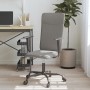 Silla de oficina altura ajustable tela gris oscuro