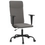 Silla de oficina altura ajustable tela gris oscuro