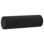 Cojines decorativos 2 uds terciopelo negro 15x50 cm
