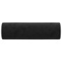 Cojines decorativos 2 uds terciopelo negro 15x50 cm
