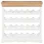 Armario botellero MDF blanco 70x22,5x70,5 cm