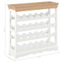 Armario botellero MDF blanco 70x22,5x70,5 cm