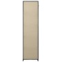 Armario plegable de tela color crema 110x45x175 cm