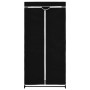 Armarios 2 unidades negro 75x50x160 cm