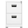 Armario archivador de acero blanco 46x62x72,5 cm