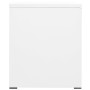 Armario archivador de acero blanco 46x62x72,5 cm