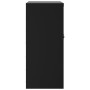 Armario archivador de acero negro 79x40x90 cm