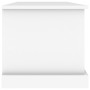 Baúl de almacenaje madera contrachapada blanco 70x40x38 cm