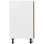 Armario inferior contrachapado roble ahumado 80x46x81,5cm