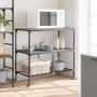 Carrito de cocina madera ingeniería gris Sonoma 100x50x95 cm