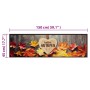Alfombra de cocina lavable terciopelo otoño 45x150cm