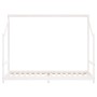 Estructura de cama para niños madera de pino blanco 90x200 cm