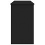 Tocador con espejo negro 100x45x76 cm