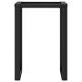 Patas de mesa de comedor estructura O acero 60x40x73 cm
