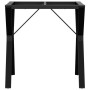 Patas de mesa de comedor estructura Y acero 70x70x73 cm