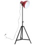 Lámpara de pie rojo desgastado 25 W E27 61x61x90/150 cm