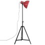 Lámpara de pie rojo desgastado 25 W E27 61x61x90/150 cm