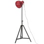 Lámpara de pie rojo desgastado 25 W E27 61x61x90/150 cm
